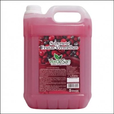 Sabonete Líquido Frutas Vermelhas Verdesan 5 Litros