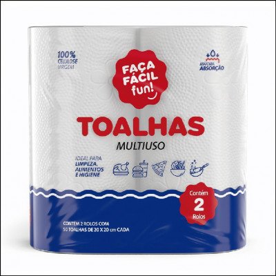 Papel Toalha Faça Fácil C/100