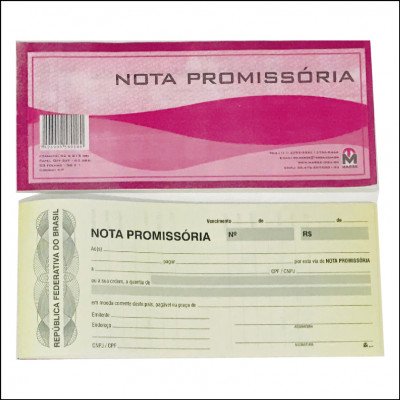 Bloco de Nota Promissória 50 Fls. - Marse