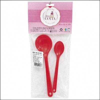 Colher de Plástico Cabo Longo Dona Cotta