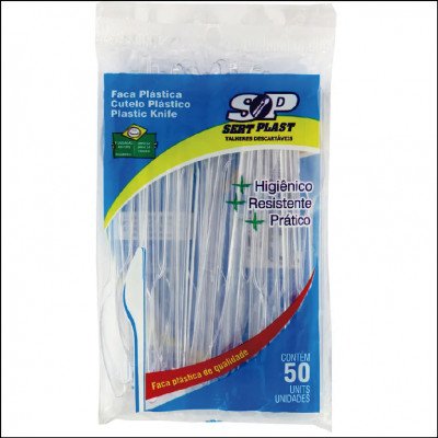 Faca Descartável Sertplast C/50
