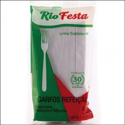 Garfo Rio Festa para Refeição C/50