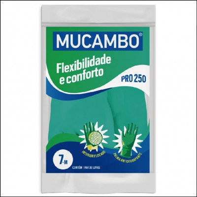 Luva de Látex Verde Pro 250 Mucambo