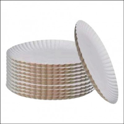 Prato de Papelão nº 2 Com 50 un.