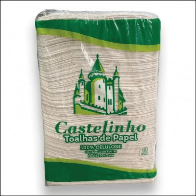 Toalha De Papel 20x21cm Castelinho C/1000 Un.