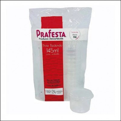 Pote Redondo Prafesta 145ml C/24 Un.