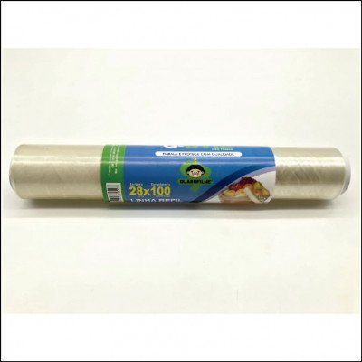 Filme de PVC Transparente 28x100 Guarufilme