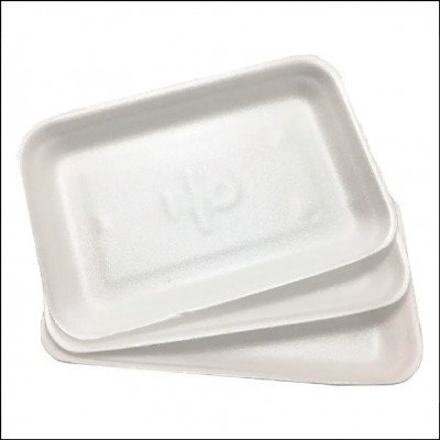 Bandeja de Isopor B3 Rasa C/20 Un.