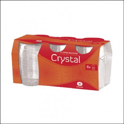 Jogo de Copo Multiuso Crystal C/6