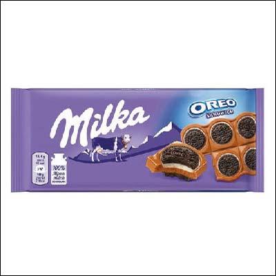 Chocolate Milka Cherry Oreo Sandwich