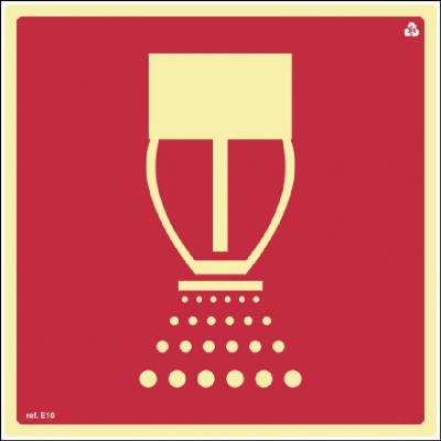 Placa de sinalização E10