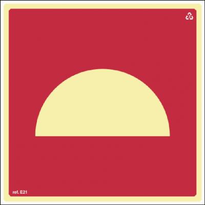 Placa de Sinalização E 21