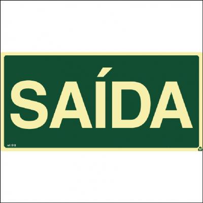 Placa de Sinalização S12 - Saída