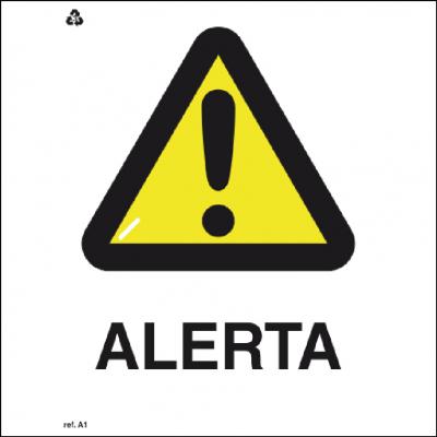 Placa de Sinalização A1 - Alerta Geral