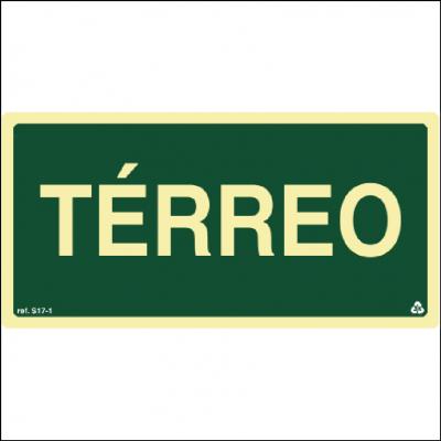 Placa de Sinalização S17-T - Térreo