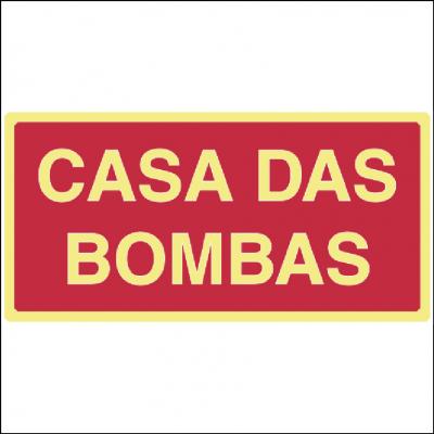 Placa de Sinalização MA2 - Casa das Bombas