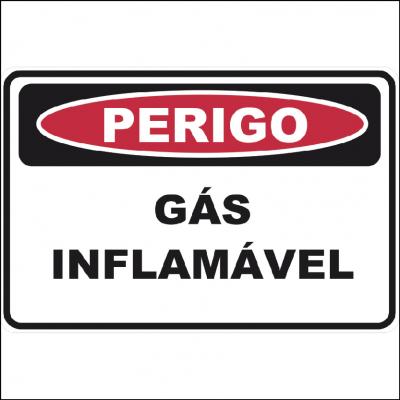 Placa de Sinalização P29 - Perigo Gás Inflamável