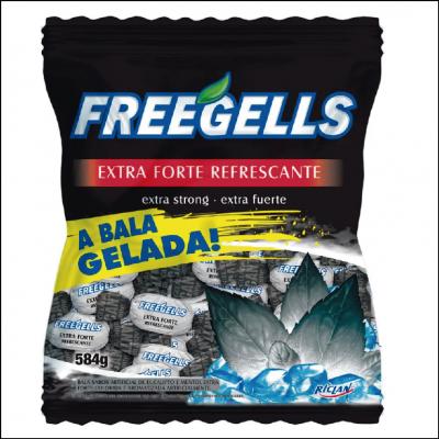 Bala Dura Freegells Sabor Extra Forte