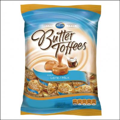 Bala Butter Toffees Leite Arcor