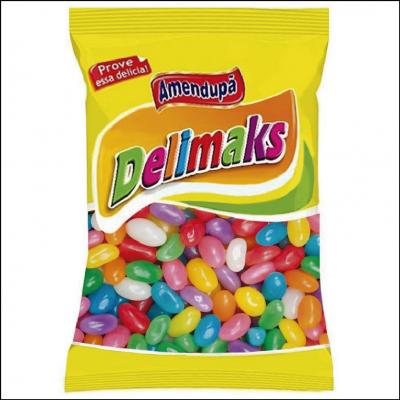 Bala de Goma Confeitada Delimaks Amendupã
