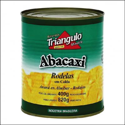 Abacaxi em Calda Triangulo Rodelas Lata