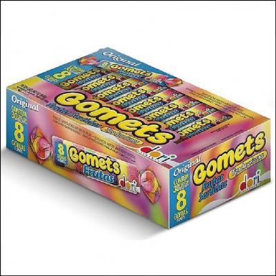 Bala De Goma Gomets Dori Tubo Sortidas Caixa