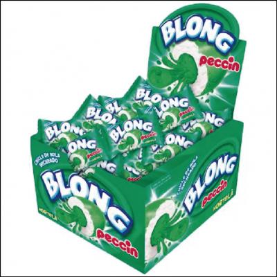Chiclete Blong Hortelã Peccin Caixa