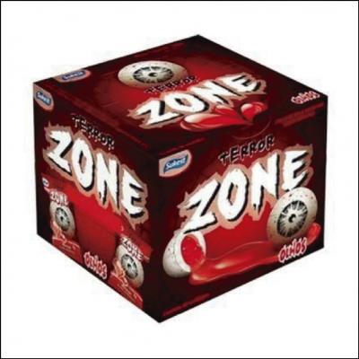 Chiclete Terror Zone Olhos Caixa