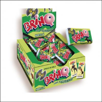 Chiclete Brinq Bol Hortelã Caixa