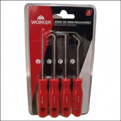 Jogo Mini Pegadores 4 Peças Worker
