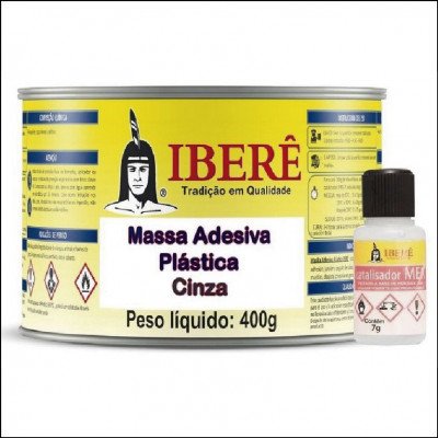 Massa Plástica Cinza Iberê