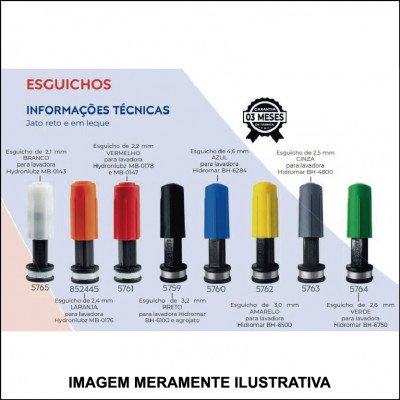 Bicos de Esguicho Para Lavadoras