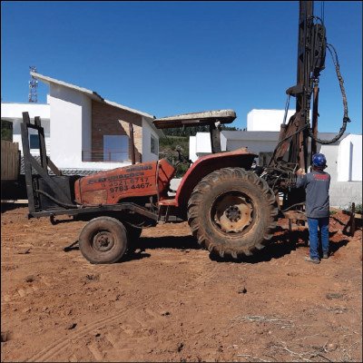 Perfuração de Brocas Para Construção