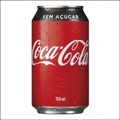 Refrigerante Coca Cola Sem Açúcar Lata 350ml