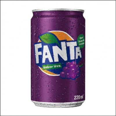 Refrigerante Fanta Uva 220 ml