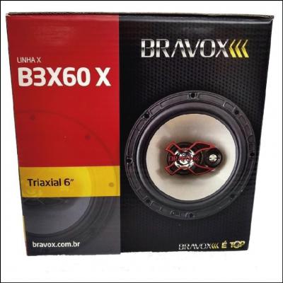 Alto Falante Bravox B3x60x Triaxial 6 Polegadas