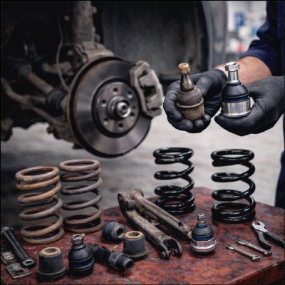 Troca de Molas, buchas e Pivôs