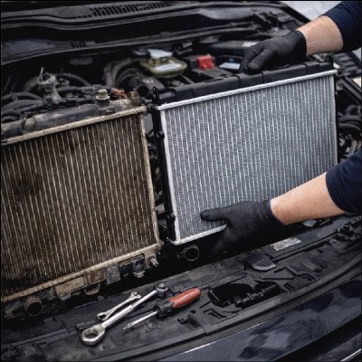 Troca de Radiador