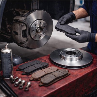 Troca de Pastilhas e Discos de Freio