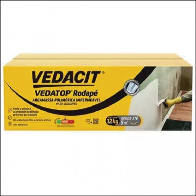Vedatop Rodapé 12kg Branco Vedacit