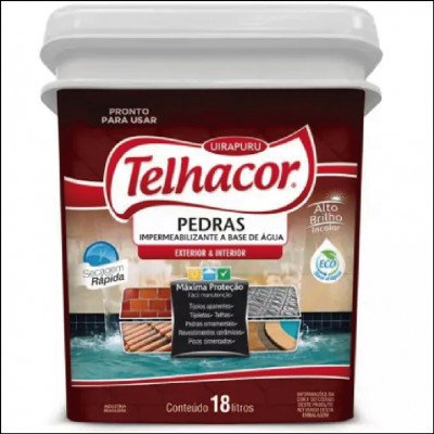 Resina Impermeabilizante p/Pedras 18L Telhacor