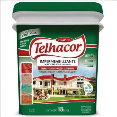 Resina Impermeabilizante Brilhante 18L Telhacor