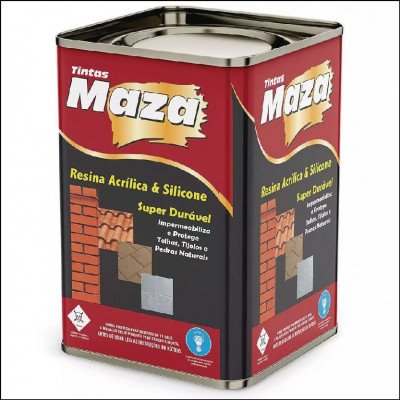 Resina Acrílica Incolor 18L Maza