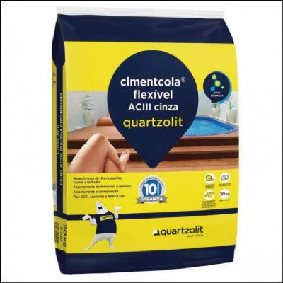 Argamassa Cimentocola Flexível C3 20kg Quartzolit