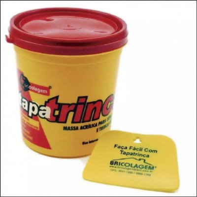 Massa Tapa-Trinca 1.9kg com Espátula Bricolagem