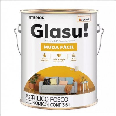 Tinta Látex Muda Fácil 3,6L Glasu