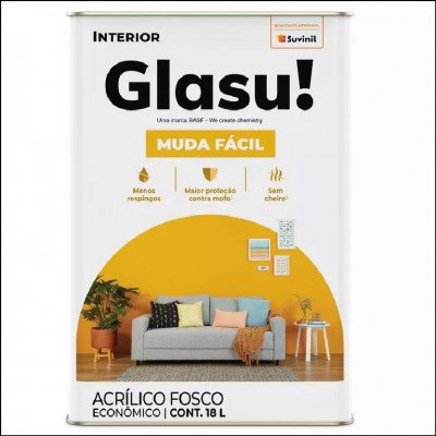 Tinta Látex Muda Fácil 18L Glasu