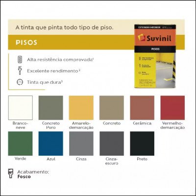 Tinta Acrílica Pisos 18L Suvinil - imagem 1