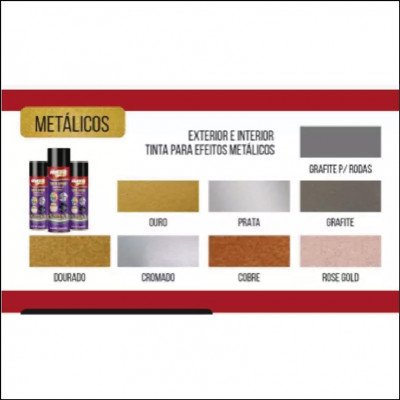 Spray Metálico Premium 400ml Maza - imagem 1