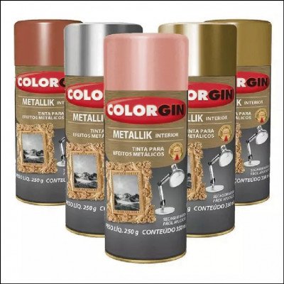 Spray Metallik 350ml Colorgin